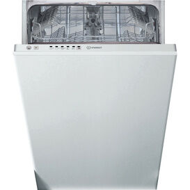 INDESIT DSIE2B10UKN Integrated Slimline Dishwasher White