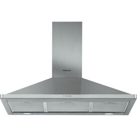 HOTPOINT PHPN95FLMX 90cm Chimney Hood Stainless Steel