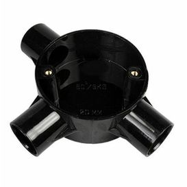 FALCON TRUNKING 6117511 Conduit Box Tee 3 Way 20mm Bl