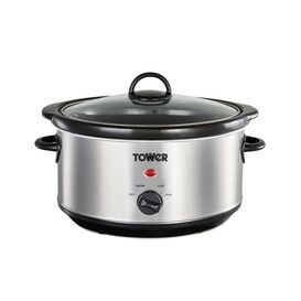 Tower T16039 3.5L Slow Cooker Stainless Steel