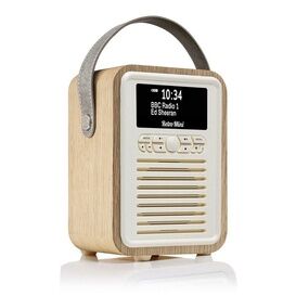 Retro Mini DAB Radio Oak VQMINIOK