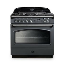 RANGEMASTER CLAS90FXDFFSL/C 90cm Classic FX Dual Fuel Slate with Chrome Trim