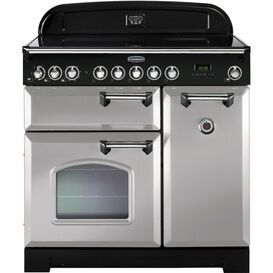 RANGEMASTER CDL90ECRP/C Classic 90 Deluxe Ceramic Royal Pearl with Chrome Trim