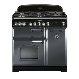 RANGEMASTER CDL90DFFSL/C Classic Deluxe 90cm Dual Fuel Slate with Chrome