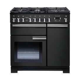 RANGEMASTER PDL90DFFCB/C Professional Deluxe 90 Dual Fuel - Charcoal Black