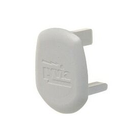 Lyvia 3 Pin UK Plug Child Safety Socket Cover White 1606