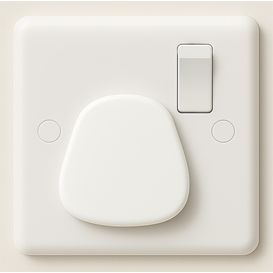 3 Pin UK Plug Child Safety Socket Cover White