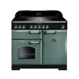 RANGEMASTER CDL100EIMG/C Classic Deluxe 100cm Induction Mineral Green with Chrome