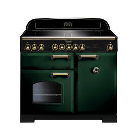 RANGEMASTER CDL100EIRG/B Classic Deluxe 100cm Induction Racing Green with Brass