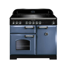 RANGEMASTER CDL100EISB/C Classic Deluxe 100cm Induction Stone Blue with Chrome
