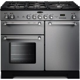 RANGEMASTER KCH100DFFSS/C Kitchener 100 Dual Fuel Stainless Steel