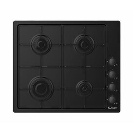 HOOVER CHW6LBB Gas Hob with Control Knobs- Black
