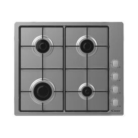 HOOVER CHW6LX 60cm Gas Hob with Control Knobs- Silver