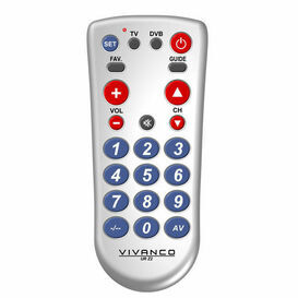 Vivanco Universal Big Button Remote Control