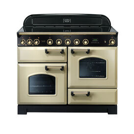 RANGEMASTER CDL110EICR/B Classic 110 Deluxe Induction - Cream with Brass