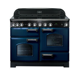 RANGEMASTER CDL110EIRB/C Classic 110 Deluxe Induction - Regal Blue with Chrome