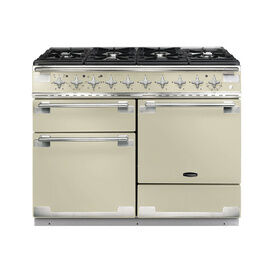RANGEMASTER ELS110DFFCR/ Elise 110 Dual Fuel - Cream with Nickel trim