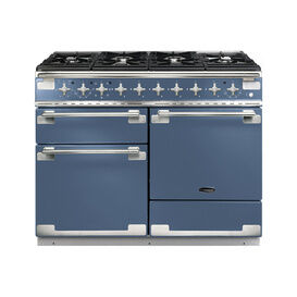 RANGEMASTER ELS110DFFSB/ Elise 110 Dual Fuel - Stone Blue with Brushed Nickel