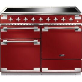 RANGEMASTER ELS110EIRD/ Elise 110 Induction - Cherry Red with Brushed Nickel Trim