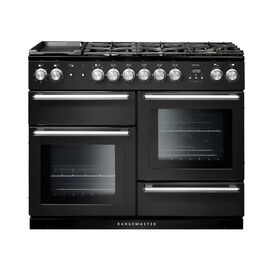 RANGEMASTER NEX110DFFCB/C Nexus 110 Dual Fuel Charcoal Black with Chrome