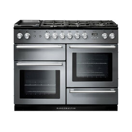 RANGEMASTER NEX110DFFSS/C Nexus 110 Dual Fuel Stainless Steel with Chrome Trim