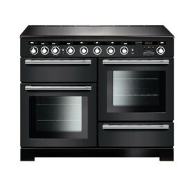 RANGEMASTER EDL110EICB/C Encore Deluxe 110 Induction - Charcoal Black with Chrome Trim