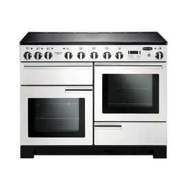 RANGEMASTER PDL110EIWH/C Professional Deluxe 110 Induction - White with Chrome Trim