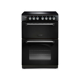RANGEMASTER CLA60ECBL/C Classic 60cm Ceramic Black with Chrome trim