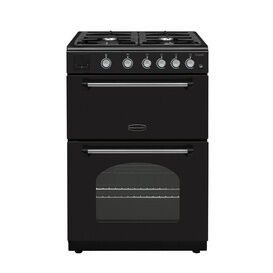 RANGEMASTER CLA60NGFBL/C Classic 60cm Natural Gas Black/Chrome