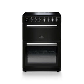 RANGEMASTER PROPL60ECBL/C Professional Plus 60cm Ceramic Black with Chrome trim