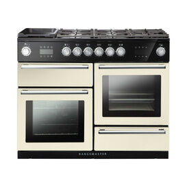 RANGEMASTER NEX110SODFFIV/C Nexus Steam 110cm Dual Fuel Ivory with Chrome trim