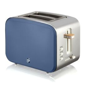 SWAN ST14610BLUN 2 Slice Nordic Style Toaster - Blue