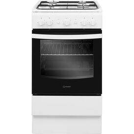 INDESIT IS5G1KMW 50cm Gas Cooker Single Cavity White