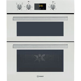 INDESIT IDU6340WH Built Under Double Oven White