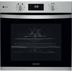 INDESIT KFWS3844HIXUK Built-In Electric Single Oven Stainless Steel