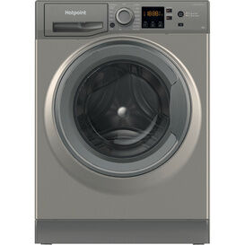 HOTPOINT NSWM864CGGUKN 8kg Freestanding Washing Machine Graphite
