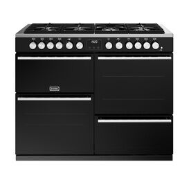 STOVES 444411501 110cm Precision Deluxe Dual Fuel Range Black NEW FOR 2023