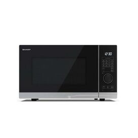 SHARP YC-PG254AU-S 25 Litre Grill Microwave Oven - Black/Silver