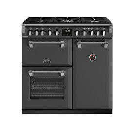 STOVES 444411510 Richmond Deluxe D900 Dual Fuel 90cm Range Cooker Anthracite Grey NEW FOR 2023