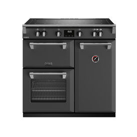 STOVES 444411530 Richmond Deluxe 90cm Electric Induction Range Cooker Anthracite Touch Controls NEW FOR 2023