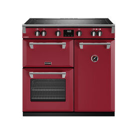 STOVES 444411533 Richmond Deluxe 90cm Electric Induction Range Cooker Chilli Red Touch Control NEW FOR 2023