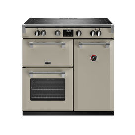 STOVES 444411538 Richmond Deluxe 90cm Electric Induction Range Cooker Porcini Mushroom Touch Control NEW FOR 2023