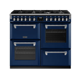 STOVES 444411546 Richmond Deluxe 100cm Dual Fuel Range Cooker Midnight Blue NEW FOR 2023