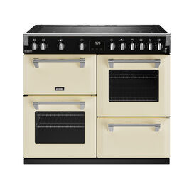STOVES 444411445 Richmond Deluxe 100cm Rotary Electric Induction Range Cooker Classic Cream NEW FOR 2023