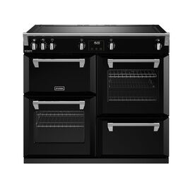 STOVES 444411448 Richmond Deluxe 100cm Zoneless Electric Induction Range Cooker Black NEW FOR 2023