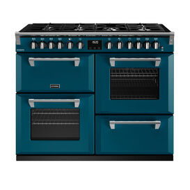 STOVES 444411575 Richmond Deluxe 110cm Dual Fuel Range Cooker Kingfisher Teal NEW FOR 2023