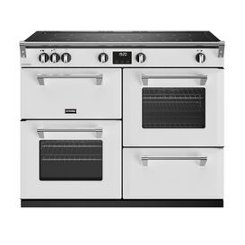 STOVES 444411594 Richmond Deluxe 110cm Electric Induction Range Cooker Icy White Touch Control NEW FOR 2023