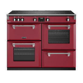 STOVES 444411593 Richmond Deluxe 110cm Electric Induction Range Cooker Chilli Red Touch Control NEW FOR 2023
