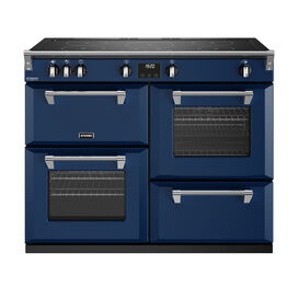 STOVES 444411596 Richmond Deluxe 110cm Electric Induction Range Cooker Midnight Blue Touch Control new for 2023