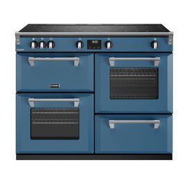 STOVES 444411599 Richmond Deluxe 110cm Electric Induction Range Cooker Thunder Blue Touch Control NEW FOR 2023